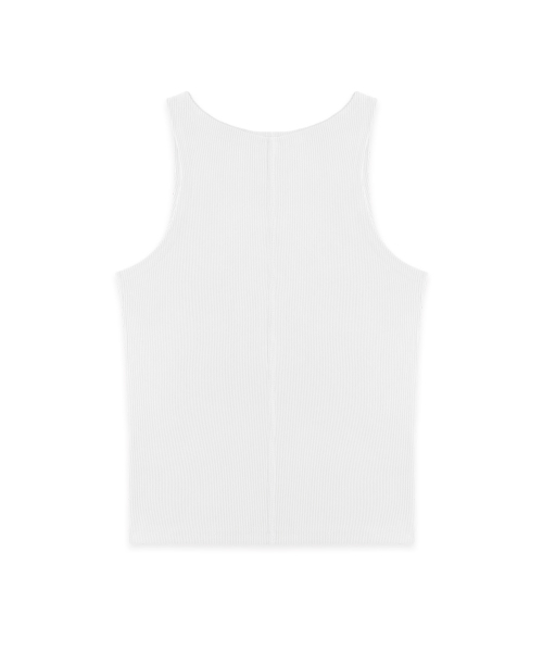 DEVIWEAR(デヴィウェア)の「ミニリップホルタースリーブレス DEVI-TS0058-ホワイト(Tシャツ/カットソー・レディース・ホワイト・SMALL/MEDIUM)」の8枚目の写真