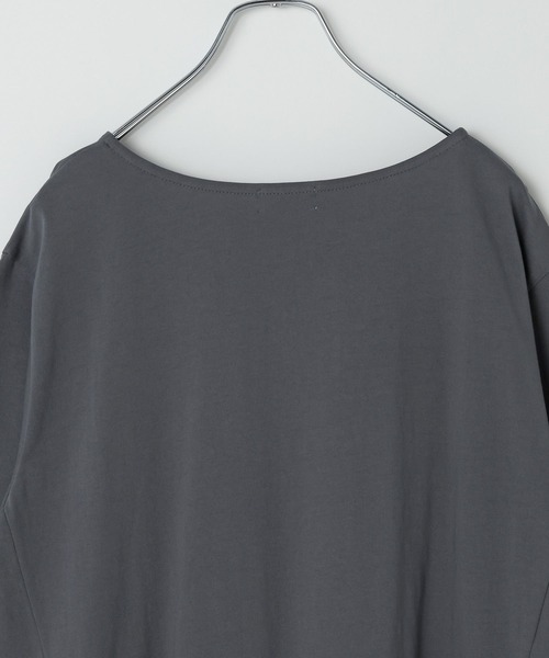LEPSIM(レプシィム)の「イレヘムレースドッキングチュニック 840128(Tシャツ/カットソー・レディース・ブラック/チャコールグレー/オフホワイト・FREE)」の14枚目の写真