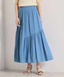 アシンメトリーティアードスカート