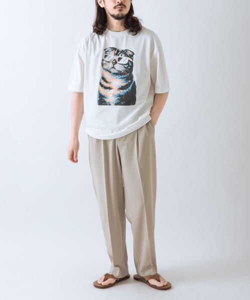 ITEMS URBANRESEARCH(アイテムズ アーバンリサーチ)の「『接触冷感/吸水速乾/UVカット』ANIMAL IN SHADES プリントTシャツ(Tシャツ/カットソー・メンズ・その他3/その他1/その他2・MEDIUM/LARGE)」の9枚目の写真