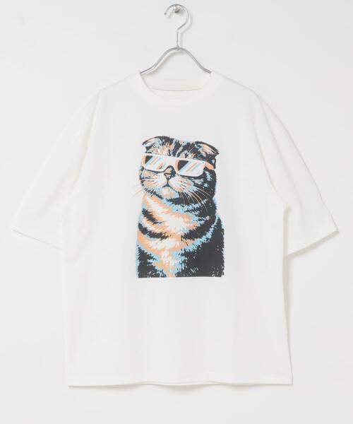 ITEMS URBANRESEARCH(アイテムズ アーバンリサーチ)の「『接触冷感/吸水速乾/UVカット』ANIMAL IN SHADES プリントTシャツ(Tシャツ/カットソー・メンズ・その他3/その他1/その他2・MEDIUM/LARGE)」の10枚目の写真