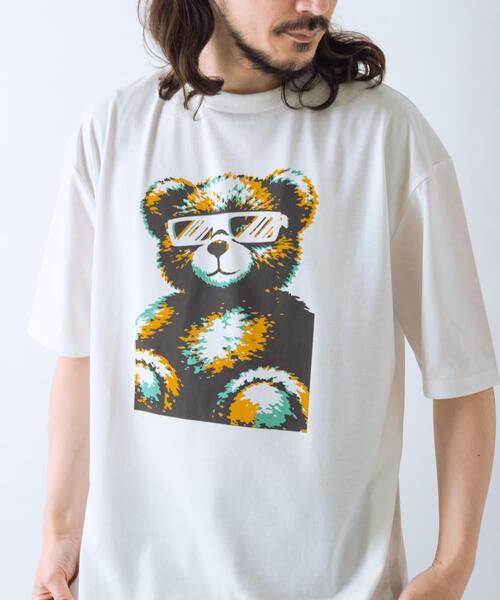 ITEMS URBANRESEARCH(アイテムズ アーバンリサーチ)の「『接触冷感/吸水速乾/UVカット』ANIMAL IN SHADES プリントTシャツ(Tシャツ/カットソー・メンズ・その他3/その他1/その他2・MEDIUM/LARGE)」の16枚目の写真