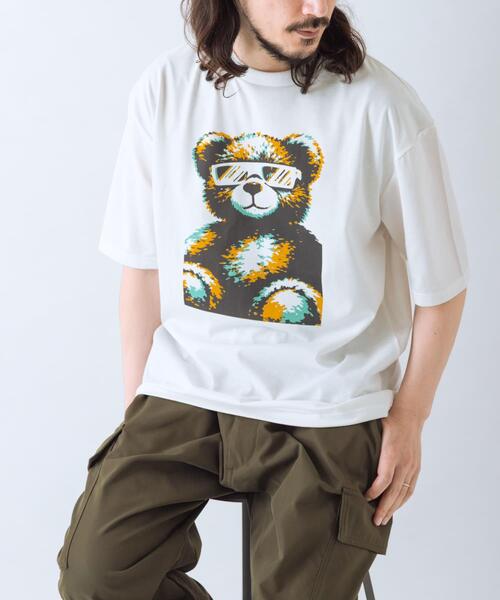ITEMS URBANRESEARCH(アイテムズ アーバンリサーチ)の「『接触冷感/吸水速乾/UVカット』ANIMAL IN SHADES プリントTシャツ(Tシャツ/カットソー・メンズ・その他3/その他1/その他2・MEDIUM/LARGE)」の19枚目の写真
