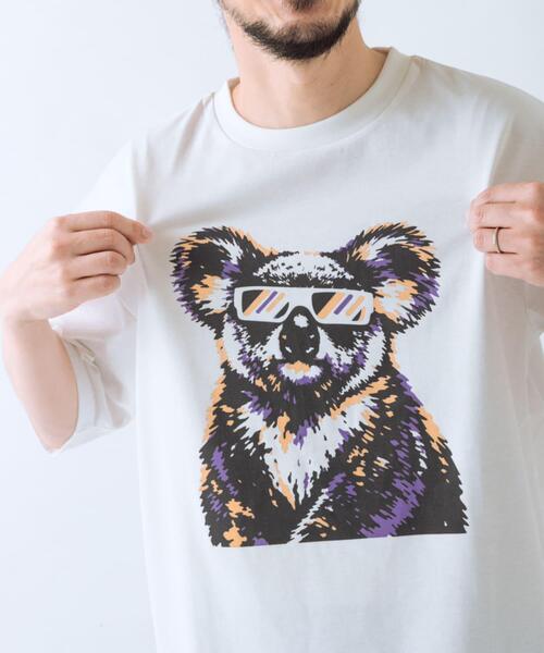 ITEMS URBANRESEARCH(アイテムズ アーバンリサーチ)の「『接触冷感/吸水速乾/UVカット』ANIMAL IN SHADES プリントTシャツ(Tシャツ/カットソー・メンズ・その他3/その他1/その他2・MEDIUM/LARGE)」の22枚目の写真