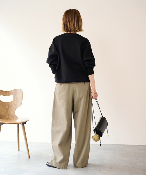 FRAMeWORK(フレームワーク)の「SLOUCHY LIGHT CHINO パンツ(チノパンツ・レディース・ピンク/アイボリー・34/36/38/40)」の6枚目の写真