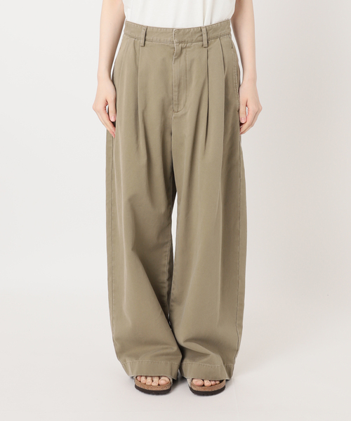 FRAMeWORK(フレームワーク)の「SLOUCHY LIGHT CHINO パンツ(チノパンツ・レディース・ピンク/アイボリー・34/36/38/40)」の15枚目の写真