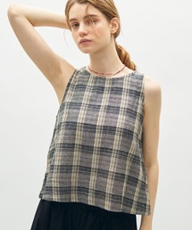 natural check tank tops / ナチュラルチェックタンクトップス