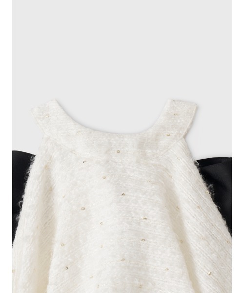 EIMY ISTOIRE（エイミーイストワール）の「TWINKLE TWEED RUFFLE TOPS（その他トップス・レディース・ブラック/ホワイト・F）」の7枚目の写真