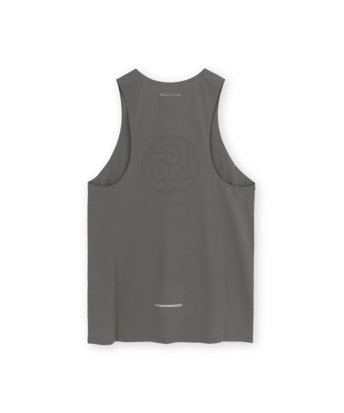 BROWNYARD BALANCE(ブラウンヤード・バランス)の「レースシングレット、オリーブグレー(Tシャツ/カットソー・メンズ・その他・1/2/4/3/5)」の2枚目の写真