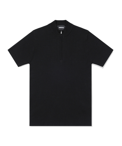 PHOS333(フォースサンサンサン)の「M Slim Fit Half Zip Knit/Black(ニット/セーター・メンズ・その他・FREE)」の2枚目の写真