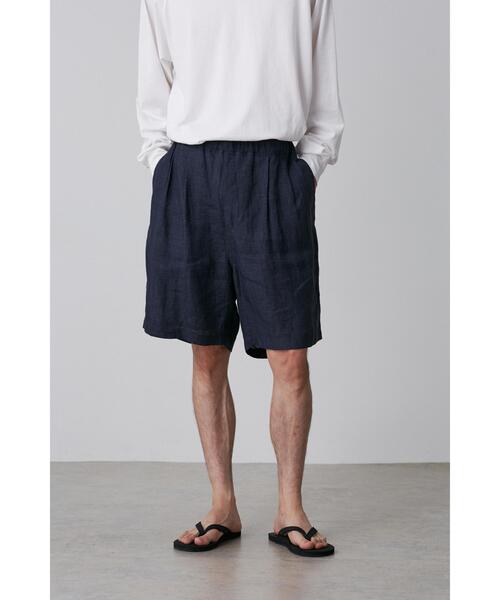 YLEVE(イレーヴ)の「YLEVE / LINEN POPLIN SHORTS(その他パンツ・メンズ・ネイビー/カーキ・4/5)」の9枚目の写真