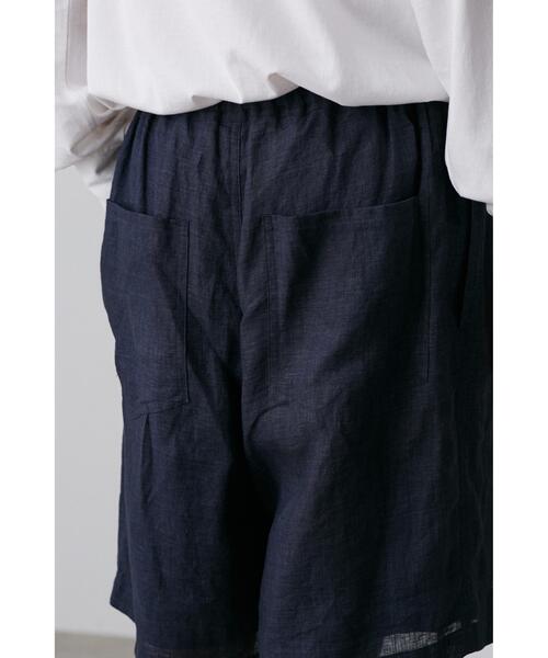 YLEVE(イレーヴ)の「YLEVE / LINEN POPLIN SHORTS(その他パンツ・メンズ・ネイビー/カーキ・4/5)」の13枚目の写真