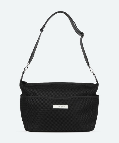 q bag paris(キューバッグパリ)の「nest trois ネスト トロワ ショルダーバッグ(ショルダーバッグ・レディース・ライトグレー/ブラック/ライトベージュ・FREE)」の4枚目の写真