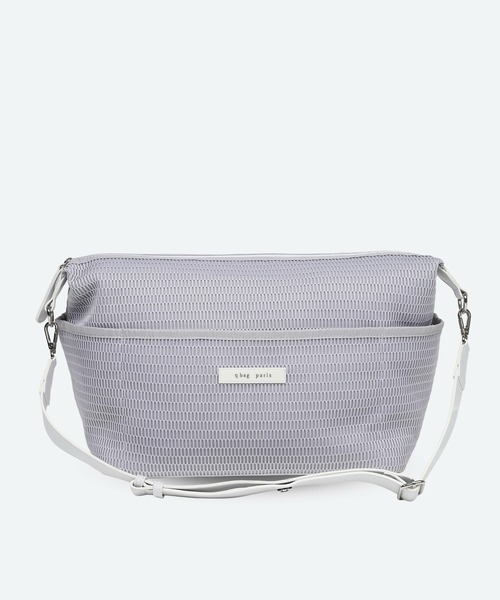 q bag paris(キューバッグパリ)の「nest trois ネスト トロワ ショルダーバッグ(ショルダーバッグ・レディース・ライトグレー/ブラック/ライトベージュ・FREE)」の21枚目の写真
