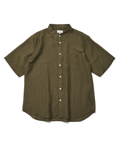 NO NEED（ノーニード）の「【接触冷感】リネン混 接触冷感シャツ（シャツ/ブラウス・メンズ・ベージュ/ブラック/ブラウン/カーキ・LL/L）」の4枚目の写真