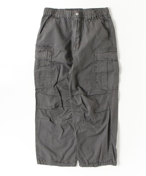 WILD THINGS(ワイルドシングス)の「ガーメントダイカーゴパンツ│GARMENT DYE CARGO PANTS(デニムパンツ・メンズ・ブラック・S)」の1枚目の写真