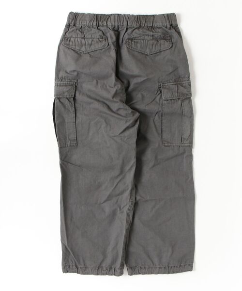 WILD THINGS(ワイルドシングス)の「ガーメントダイカーゴパンツ│GARMENT DYE CARGO PANTS(デニムパンツ・メンズ・ブラック・S)」の2枚目の写真