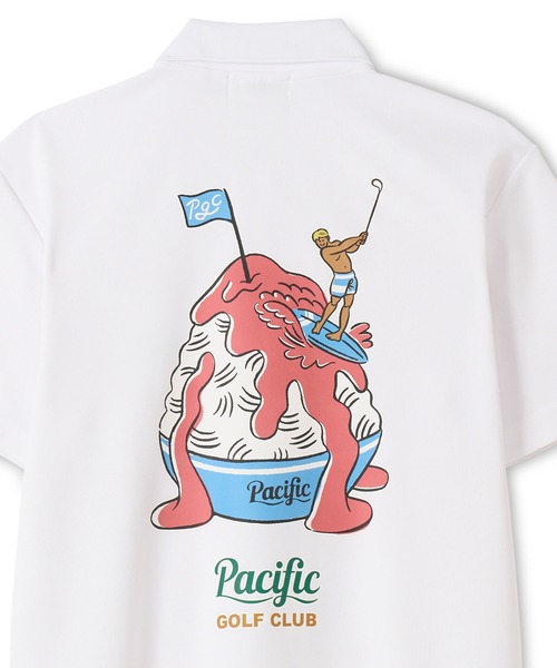 Pacific GOLF CLUB(パシフィックゴルフクラブ)の「【WOMEN】GOLF & SHAVED ICE POLO SHIRT(Tシャツ/カットソー・レディース・レッド系/オレンジ系・XS/S)」の7枚目の写真