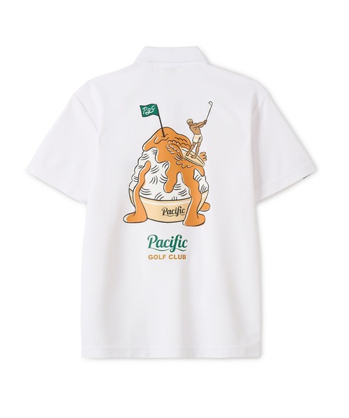 Pacific GOLF CLUB(パシフィックゴルフクラブ)の「【WOMEN】GOLF & SHAVED ICE POLO SHIRT(Tシャツ/カットソー・レディース・レッド系/オレンジ系・XS/S)」の9枚目の写真