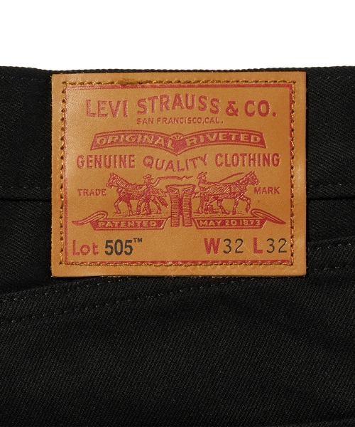 Levi's（リーバイス）の「Levi's/リーバイス 505(TM) レギュラーフィットジーンズ ブラック（デニムパンツ・メンズ・ブラック・W29 L32/W28 L32/W36 L32/W34 L32/W33 L32/W32 L32/W31 L32/W30 L32）」の13枚目の写真