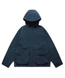 HOODED WIND BREAKER NAVY