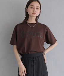 【&ｇ'aime 】グリッターロゴT　Glitter Logo Tee