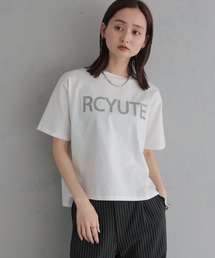 【&g'aime 】グリッターロゴT Glitter Logo Tee
