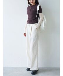 emmi | 【Dickies(R)×emmi】タックワイドパンツ(その他パンツ)