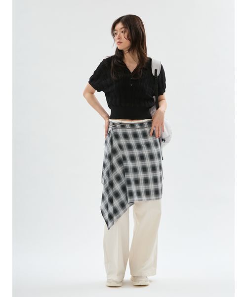 emmi(エミ)の「【Dickies(R)×emmi】タックワイドパンツ(その他パンツ・レディース・ブラウン/アイボリー/カーキ・0/1)」の19枚目の写真