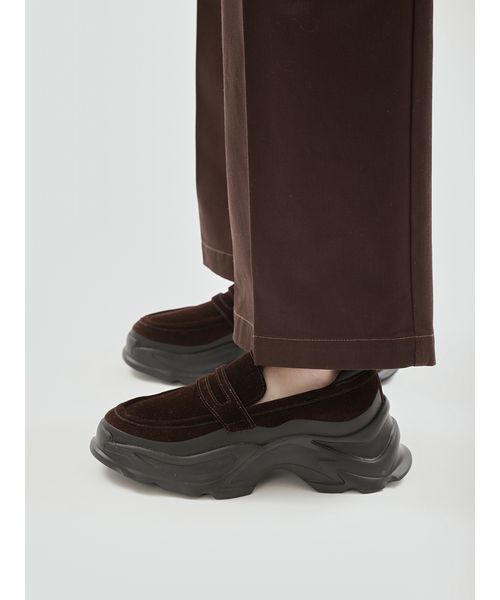emmi(エミ)の「【Dickies(R)×emmi】タックワイドパンツ(その他パンツ・レディース・ブラウン/アイボリー/カーキ・0/1)」の22枚目の写真