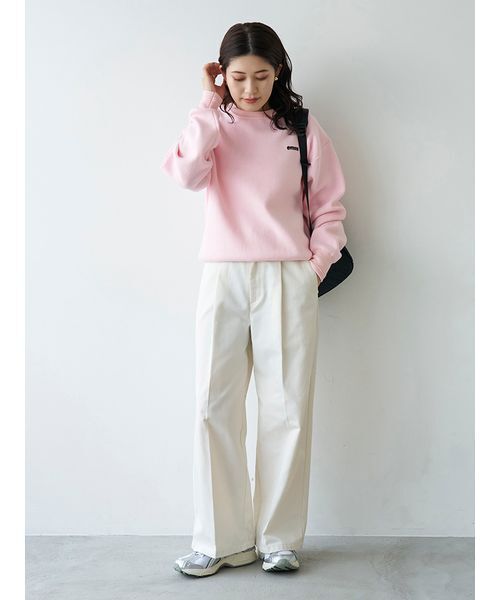 emmi(エミ)の「【Dickies(R)×emmi】タックワイドパンツ(その他パンツ・レディース・ブラウン/アイボリー/カーキ・0/1)」の8枚目の写真