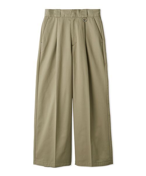 emmi(エミ)の「【Dickies(R)×emmi】タックワイドパンツ(その他パンツ・レディース・ブラウン/アイボリー/カーキ・0/1)」の11枚目の写真