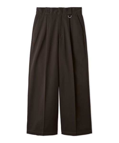 emmi(エミ)の「【Dickies(R)×emmi】タックワイドパンツ(その他パンツ・レディース・ブラウン/アイボリー/カーキ・0/1)」の12枚目の写真