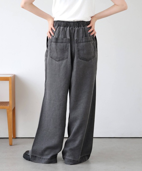 tiptop(ティップトップ)の「リヨセルデニムイージーパンツ(デニムパンツ・レディース・ブラック系その他/ブルー/ブラック/ブラウン・FREE)」の14枚目の写真