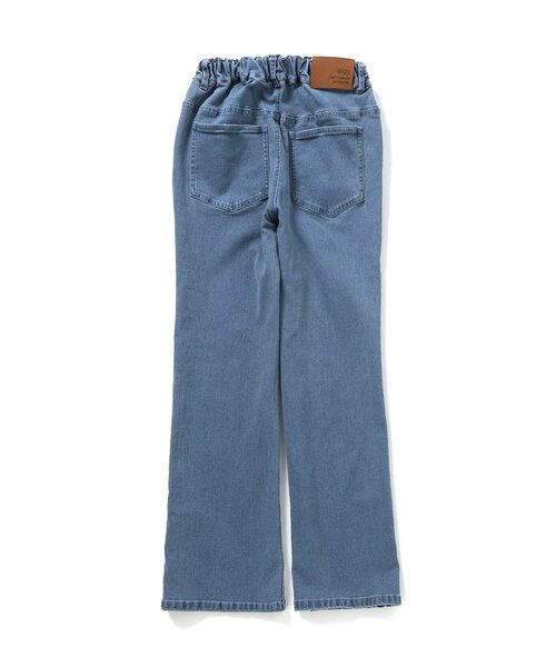 algy(アルジー)の「デニムストレートロングフレアパンツ(デニムパンツ・キッズ・ブルー/ブラック/サックスブルー・130/160/150/140)」の10枚目の写真