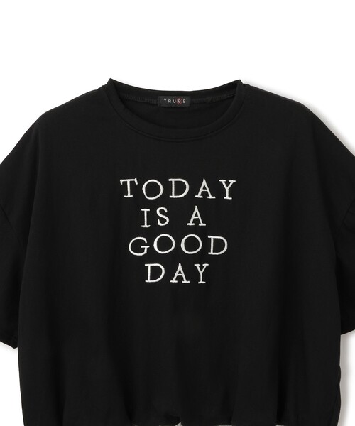 Jayro(ジャイロ)の「裾レース使いTシャツ(Tシャツ/カットソー・レディース・ホワイト系その他2/ブラック系その他・FREE)」の4枚目の写真