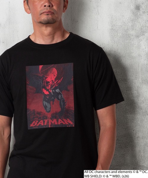 BAYBLO(ベイブロ)の「(SA) 【スーパーマン/バットマン】 半袖 Tシャツ(Tシャツ/カットソー・メンズ・ブラック系3/ブラック系1/ブラック系2/ブラック系4・L/M)」の2枚目の写真
