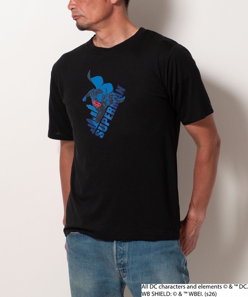 BAYBLO(ベイブロ)の「(SA) 【スーパーマン/バットマン】 半袖 Tシャツ(Tシャツ/カットソー・メンズ・ブラック系3/ブラック系1/ブラック系2/ブラック系4・L/M)」の16枚目の写真