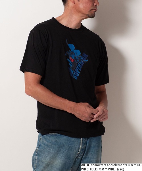 BAYBLO(ベイブロ)の「(SA) 【スーパーマン/バットマン】 半袖 Tシャツ(Tシャツ/カットソー・メンズ・ブラック系3/ブラック系1/ブラック系2/ブラック系4・L/M)」の17枚目の写真