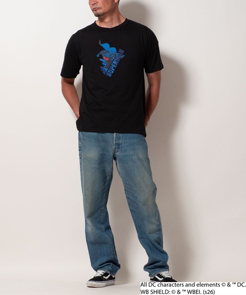 BAYBLO(ベイブロ)の「(SA) 【スーパーマン/バットマン】 半袖 Tシャツ(Tシャツ/カットソー・メンズ・ブラック系3/ブラック系1/ブラック系2/ブラック系4・L/M)」の18枚目の写真