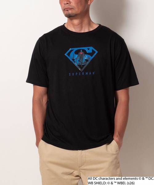 BAYBLO(ベイブロ)の「(SA) 【スーパーマン/バットマン】 半袖 Tシャツ(Tシャツ/カットソー・メンズ・ブラック系3/ブラック系1/ブラック系2/ブラック系4・L/M)」の20枚目の写真