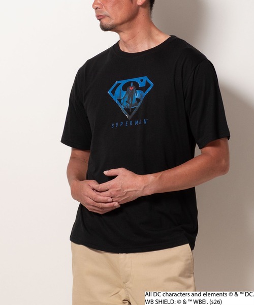 BAYBLO(ベイブロ)の「(SA) 【スーパーマン/バットマン】 半袖 Tシャツ(Tシャツ/カットソー・メンズ・ブラック系3/ブラック系1/ブラック系2/ブラック系4・L/M)」の21枚目の写真