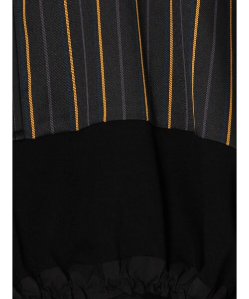 UN3D.(アンスリード)の「LEATHER PATCHWORK TOP / レザーパッチワークトップ(ニット/セーター・レディース・ブラック/ブラウン・36/38)」の7枚目の写真