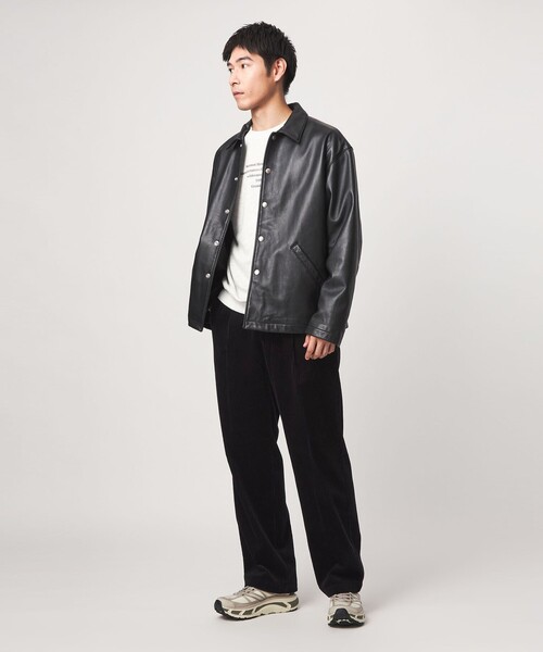 green label relaxing（グリーンレーベルリラクシング）の「コーデュロイ ワイド 1P パンツ W4（その他パンツ・メンズ・ネイビー/ブラック/ダークブラウン/ナチュラル・S/M/L/XL）」の14枚目の写真