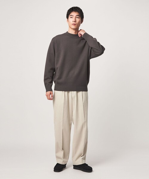 green label relaxing（グリーンレーベルリラクシング）の「コーデュロイ ワイド 1P パンツ W4（その他パンツ・メンズ・ネイビー/ブラック/ダークブラウン/ナチュラル・S/M/L/XL）」の16枚目の写真