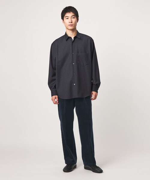 green label relaxing（グリーンレーベルリラクシング）の「コーデュロイ ワイド 1P パンツ W4（その他パンツ・メンズ・ネイビー/ブラック/ダークブラウン/ナチュラル・S/M/L/XL）」の18枚目の写真