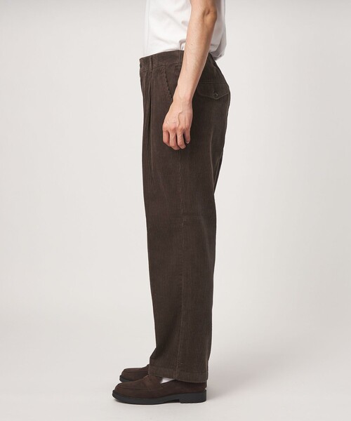 green label relaxing（グリーンレーベルリラクシング）の「コーデュロイ ワイド 1P パンツ W4（その他パンツ・メンズ・ネイビー/ブラック/ダークブラウン/ナチュラル・S/M/L/XL）」の20枚目の写真