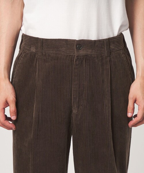 green label relaxing（グリーンレーベルリラクシング）の「コーデュロイ ワイド 1P パンツ W4（その他パンツ・メンズ・ネイビー/ブラック/ダークブラウン/ナチュラル・S/M/L/XL）」の22枚目の写真