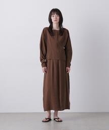 YLEVE（イレーヴ）の「YLEVE   RAYON-POLYESTER BROAD SKIRT（スカート）」