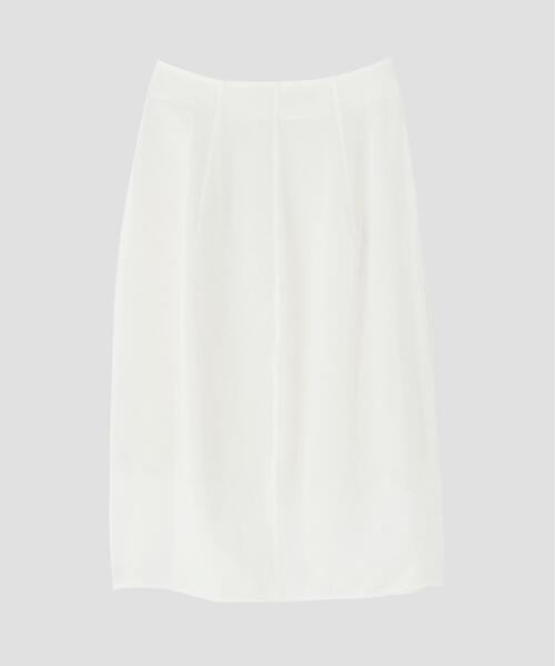 YLEVE(イレーヴ)の「YLEVE / RAYON-POLYESTER BROAD SKIRT(スカート・レディース・ブラウン/ブラック/ホワイト・1/0/2)」の2枚目の写真